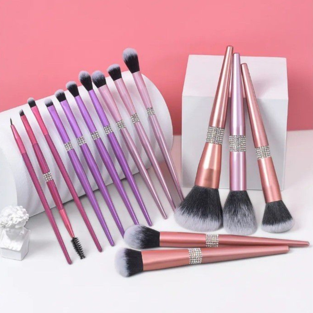 Colorfull Makeup Brushes Set..
